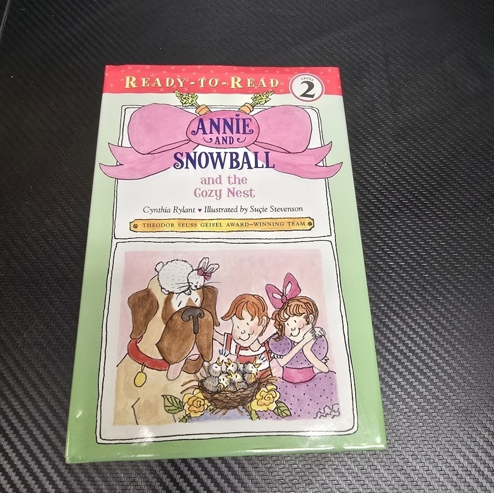 Annie and snowball and the cozy nest kids hardcover book by Cynthia rylant